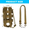 Lvjkes Bottle Holder Backpack Bottle Holder Belt (Khaki)