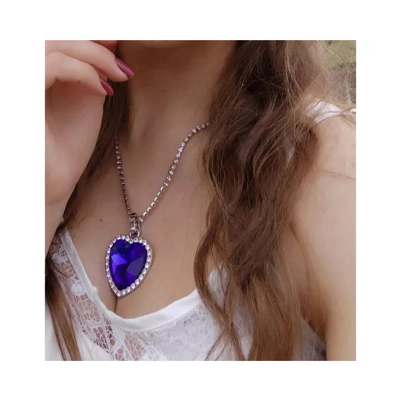 Dtup Collar Titanic Corazón Del Mar Plata