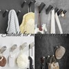esahpss 4Pcs Wall Hooks Towel Hook Modern Robe Hooks,Wall Mounted