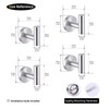 GERZWY Bath Towel Hook SUS 304 Stainless Steel Coat/Robe Clothes