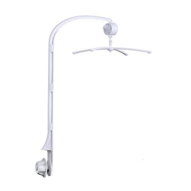 34 Inch Baby Crib Mobile Bed Bell Holder with Music Box,Adjustable Holder DIY Arm Bracket Nut Screw