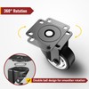 3 inch Swivel Caster Wheels, Heavy Duty Plate Casters with