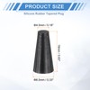 uxcell 12 Pcs Silicone Rubber Tapered Plug, 4.5mm to 8.5mm