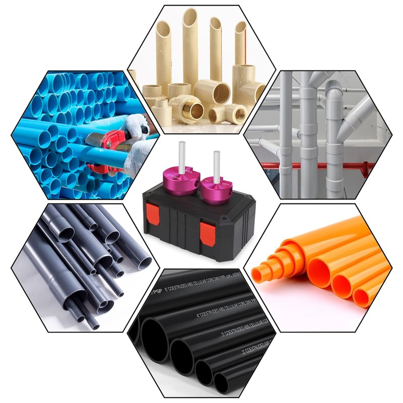 JYINCPED PVC Fitting Saver 1-1/2 & 2 Inch Head, PVC