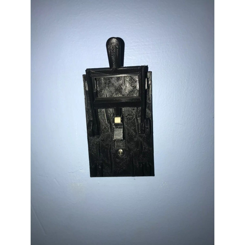 3D Printed Frankenstein Single Toggle Light Switch Cover Plate Flip