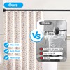 TEECK Shower Curtain Rod, 32-79 inch Adjustable Tension Spring, 1