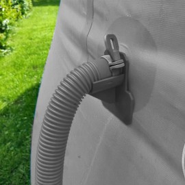 Operitacx 1set Strong Hose Support Bracket for Swimming Pool Hose Fixing Holder Prevents Sagging Easy Installation Gray