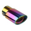 Universal Stainless Steel Car Exhaust Tip, 2.5". Straight. Adjustable, Exhaust