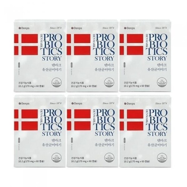 Denps Denmark Lactic Acid Bacteria Story 60 Capsules 6 Boxes