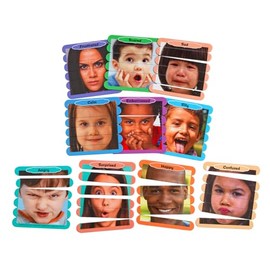 Really Good Stuff Picture Sticks™ Emotions and Feelings Activity 10PK – Social-Emotional Learning – SEL for The Home and Classroom – Emotions and Feelings Activity for Children