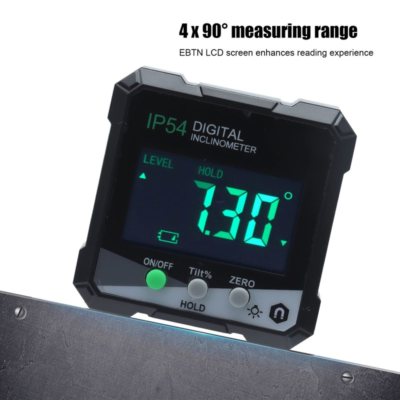 Transportador digital magnético de 4 x 90 ° IP54 LCD