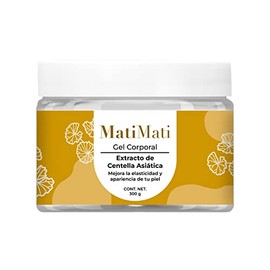 Gel Corporal Extracto Centella Asiática MatiMati-Regenerante, Anti-estrías, Hidratante 300 g