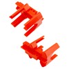 QWORK 4 Set of Red Ball Valve Lockout Device for
