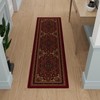 Ottomanson Hallway Runner Rug 1'10" x 7' Non Slip Oriental