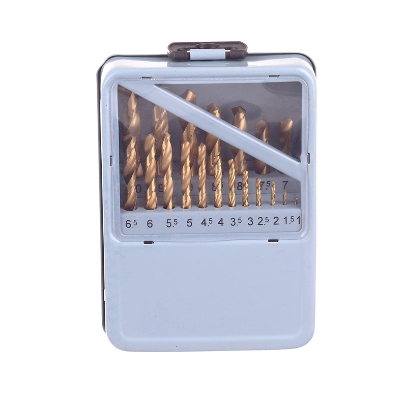 Metal Drill Bit Titanium HSS-TIN Titanium Drill Bit Set for