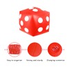 JAMAKALA Inflatable Dice Giant Inflatable Dice, 2Pcs Red Jumbo Dice
