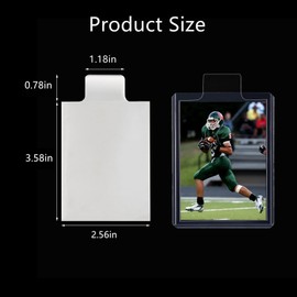 200PCS Tabbed Card Sleeves, Easy-Pull Tabs for Top Loaders Card Savers & Semi Rigid Holders, Archival-Grade Clear, Protect Sports, TCG & Grading Cards Toploader