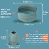 PUNNIO - Tazón de matcha japonés con soporte para batidor