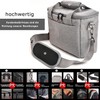 FOSOTO Waterproof SLR Camera Shoulder Bag, gray, shoulder bag