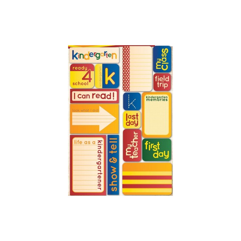 Reminisce Making The Grade Quote Sticker, Kindergarten