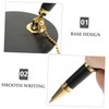 Operitacx Signing Pen Ballpoint Pens Writing Pen with Stand Desk