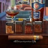 BRIZARD & CO ETERNAL DOUBLE SOFT FLAME CIGAR LIGHTER ROSEWOOD