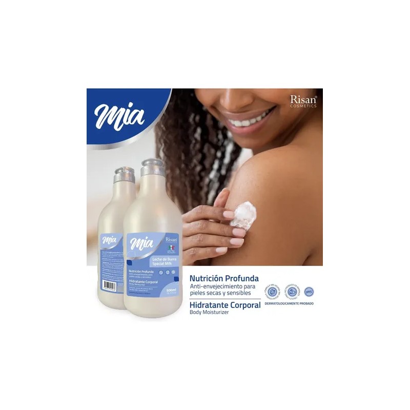 Risan Crema Líquida Leche De Burra 500 Ml