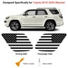 Hellet Rear Window American Flag Decals Compatible with Toyota 2010-2023