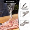 1 Set Rib Membrane Removal Tool,Stainless Steel Rib Prep Tool