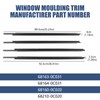 4Pcs Weatherstrip,Window Moulding Trim Seal Belt Compatible with Toyota Sequoia