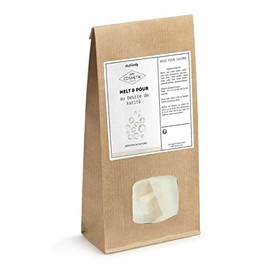 MY COSMETIK - Melt & Pour Blanc à Sheabutter - Neutrale Seifenbasis für alle Hauttypen - pflanzlicher Ursprung - Hergestellt in Frankreich - 1 kg