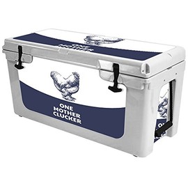 MightySkins (Cooler Not Included) Skin Compatible with RTIC 65 Cooler (2017 Model) - One Mother Clucker | Protective, Durable, and Unique Vinyl Decal wrap Cover | Easy to Apply | Made in The USA