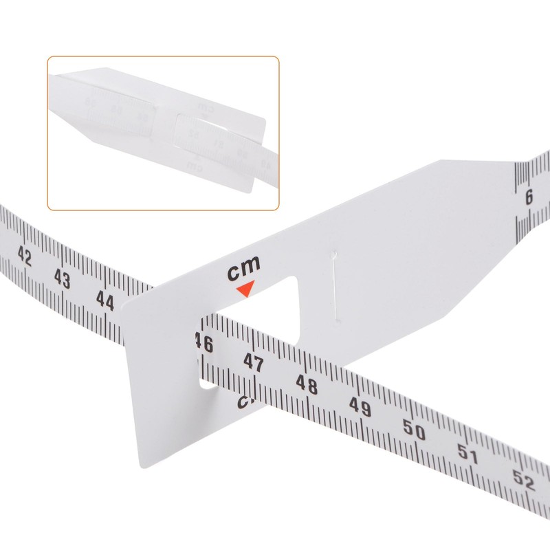 sourcing map 2Pcs Head Circumference Tape 70cm Plastic Measuring Rule