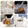 304 Stainless Steel Tea Infuser Set - Reusable Fine Mesh