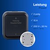 REV 0004720400 AquaStorm Heating Main Switch for Wet Rooms, IP55,