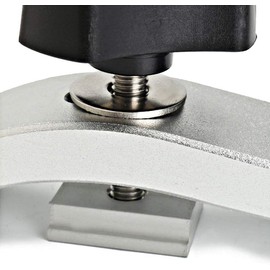 2 x T Track Hold Down Clamp Set Quick Acting T-Slot Clamp Set for CNC Engraving Machines, Woodworking Router Tables, and Table Saws, Set of 2