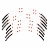 labelbike - Sticker Stripes Motorcycle Rims Wheels Protection Kit Compatible
