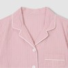 JAJU [JAJU] Women's Seersucker 5-Part Pajama Set_Dark Pink