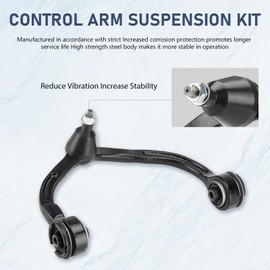 10pc Front Upper Control Arms Suspension Kit Fit for 2004-2006 Ford Expedition Lincoln Navigator with Lower Ball Joints Tie Rods Sway Bars