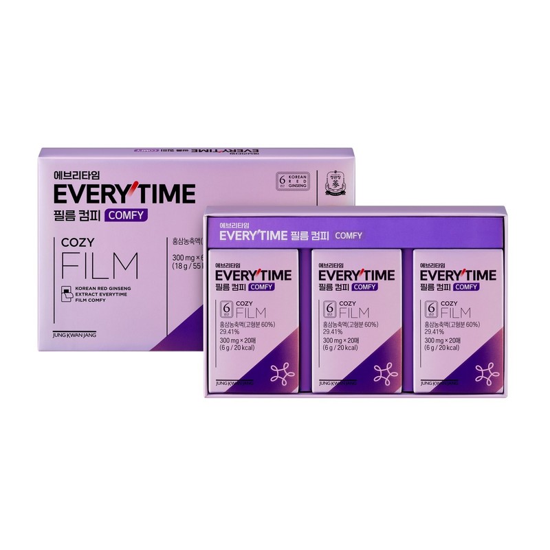 KGC JUNG KWAN JANG Everytime Film Comfy (300mg*60 Sheets) (30-day