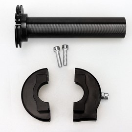 nibbi- Nibbi Motorcycle Throttle Assembly, High Sensitivity Short Light Control Motocross Twist Throttle Handlebar, Throttle Tube Fit Dirt Bike Motocross, Pit Bike Assembly, Mini Bike Black Black