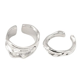 Irregular Ring for Couples Matching Rings for Bf and Gf Birthday Gifts Promise Rings for Husband Wife Anniversary Couples Gifts Her and Him Index Finger Vintage Rings 2Pcs