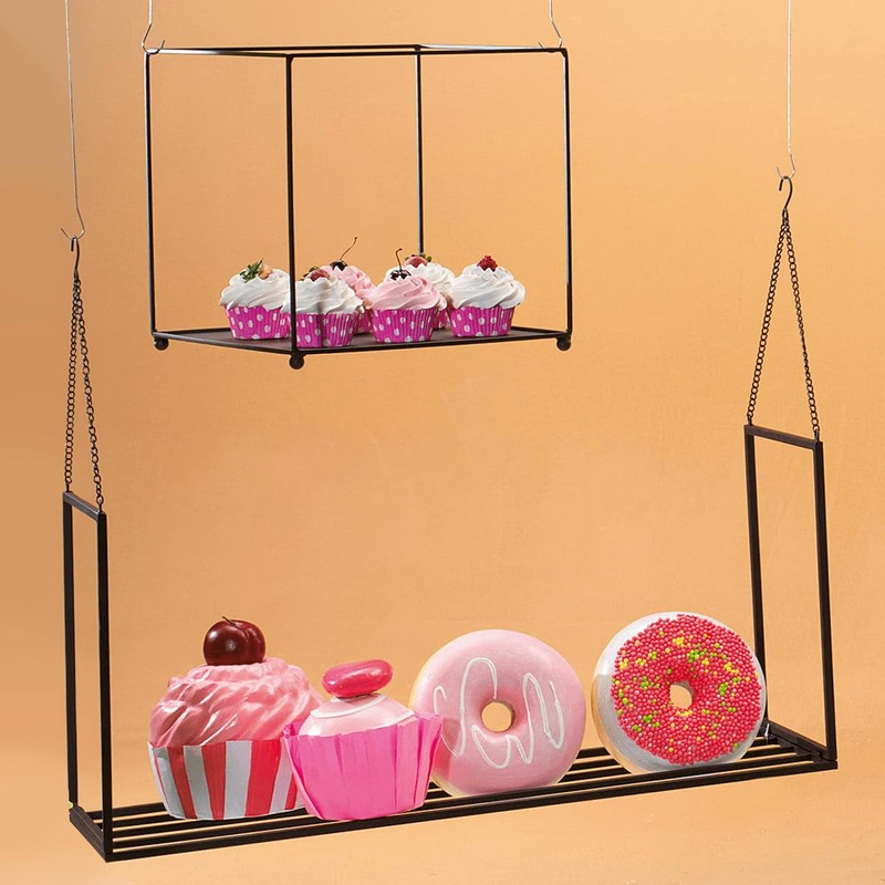 Decorative Cupcake with Cherry 20 cm Diameter Pink Food Fake