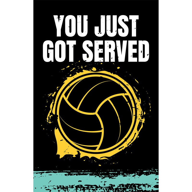 Damdekoli Volleyball Posters - 11x17 Inches, Set
