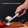 Meat Tenderizer Hammer,Double-Sided Heavyweight Mallet Kitchen Tool with Sturdy Grip