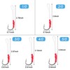Easy Catch ® 50pcs/lot Super Strong Assist Hooks Stainless Steel
