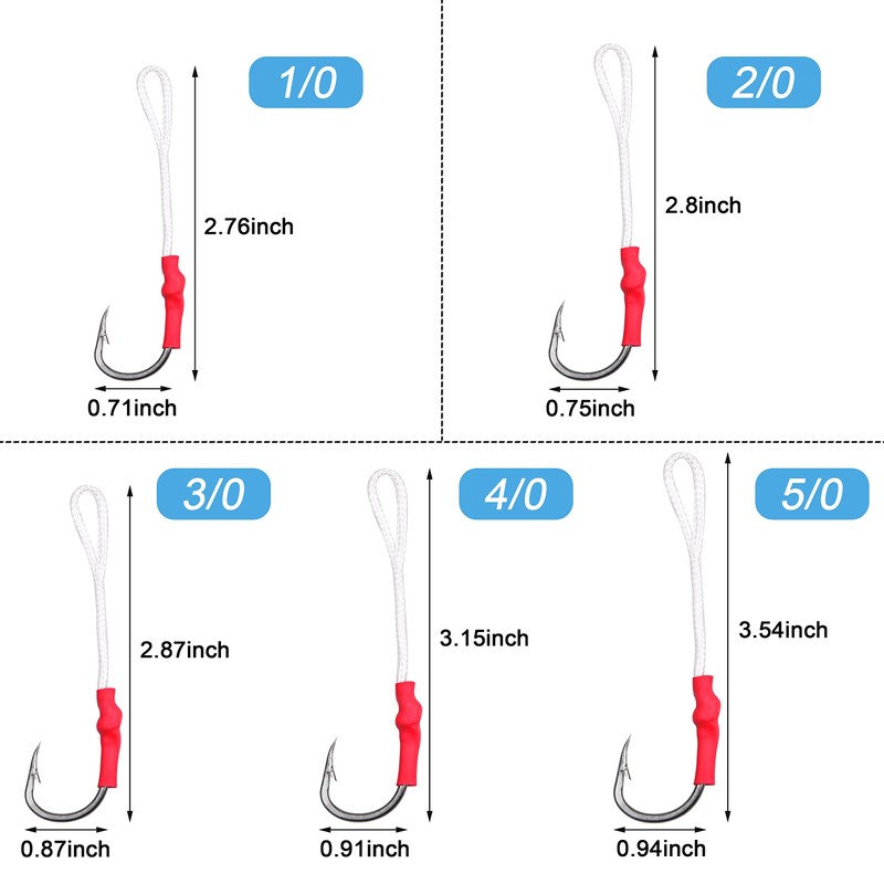 Easy Catch ® 50pcs/lot Super Strong Assist Hooks Stainless Steel