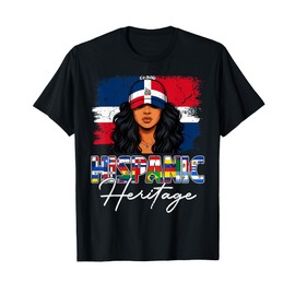 Dominican Republic Hispanic Heritage Month Dominican Women T-Shirt