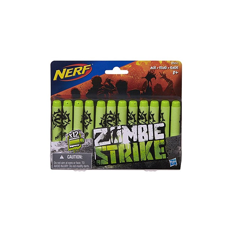 Nerf Boys Zombie Strike Deco Dart Refill (12-Pack)