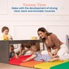 ECR4Kids SoftZone 6-Section Rainbow Runway Activity Mat, Folding Playmat, Assorted